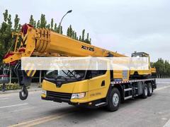 XC-MG XCT25 استفاده شده 25 تن جرثقیل کامیون همراه، بوم هیدرولیک اصلی، ساعات کم، وضعیت عالی